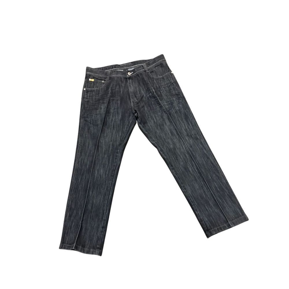 Vintage Southpole Jeans Men's 36x29 Black 8180 Straight Denim Pants Hip Hop Y2K